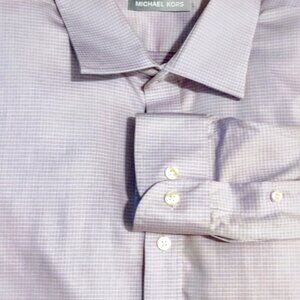 Mens Michael Michael Kors Casual Long Sleeve Button Front Shirt SZ 17 1/2 34/35